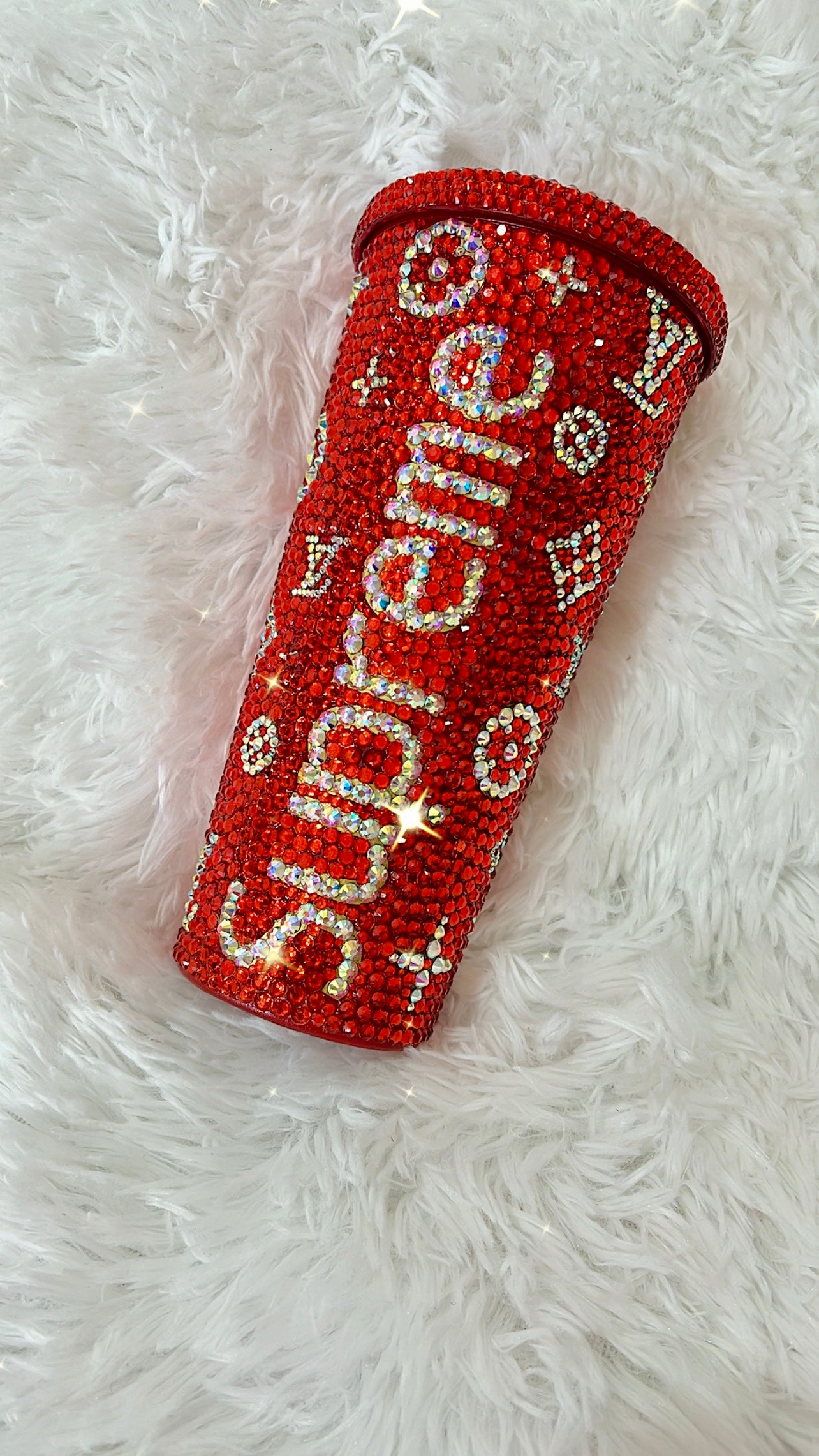 Designer Red Tumbler