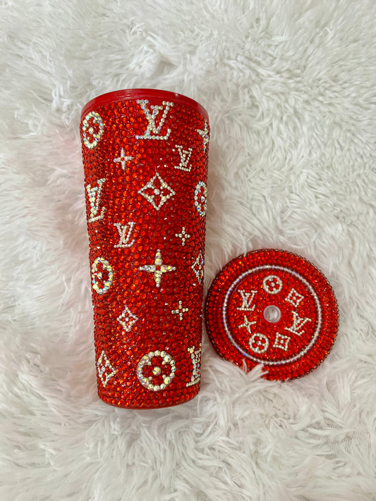 Designer Red Tumbler