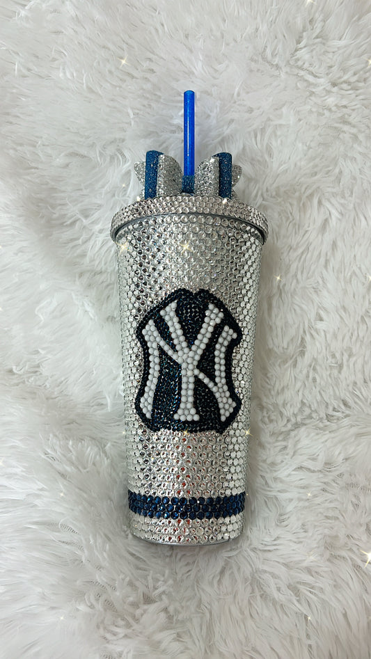 NY Yankees Bling Tumbler