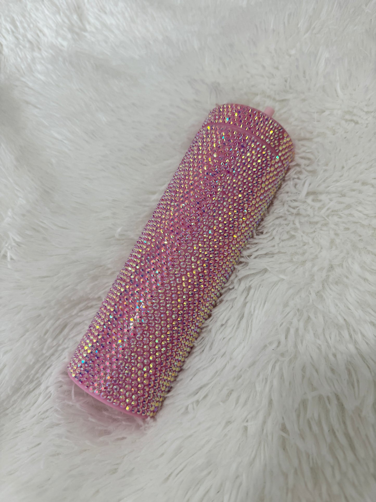 Pink bling tumbler ready to ship