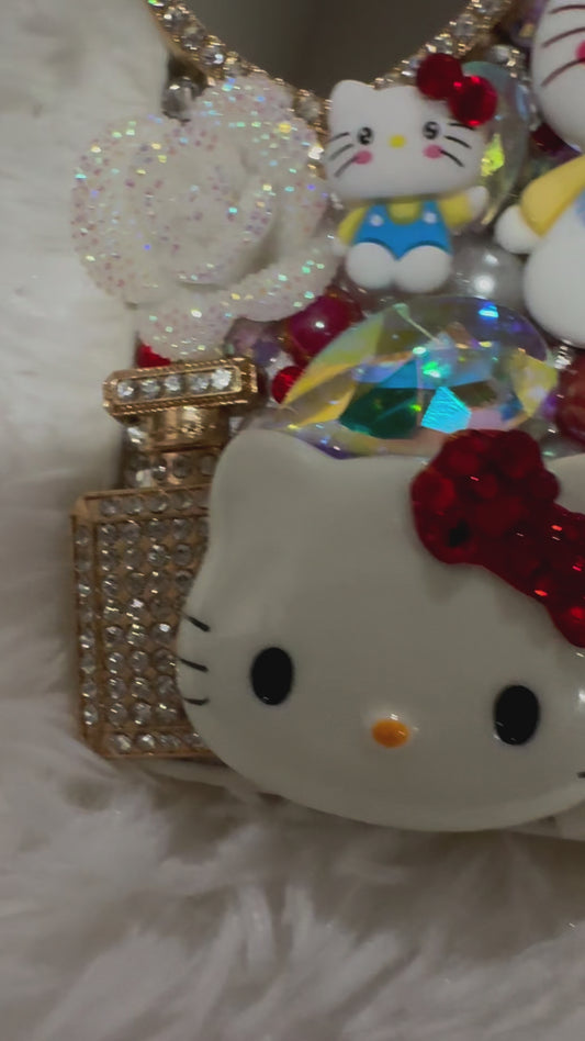 Elegant Custom-Made Hello Kitty iPhone 15 Pro Max Case – Ready to Ship!