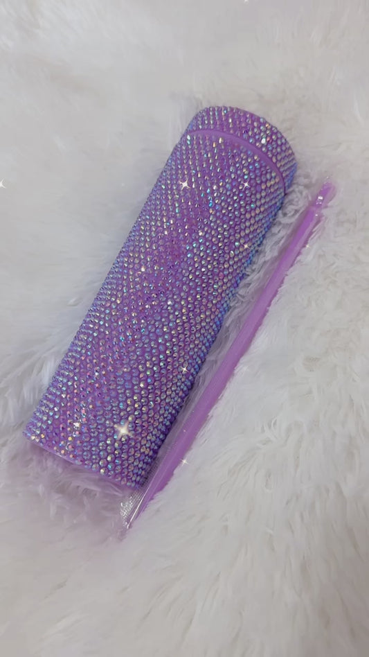 Light Purple Bling Tumbler